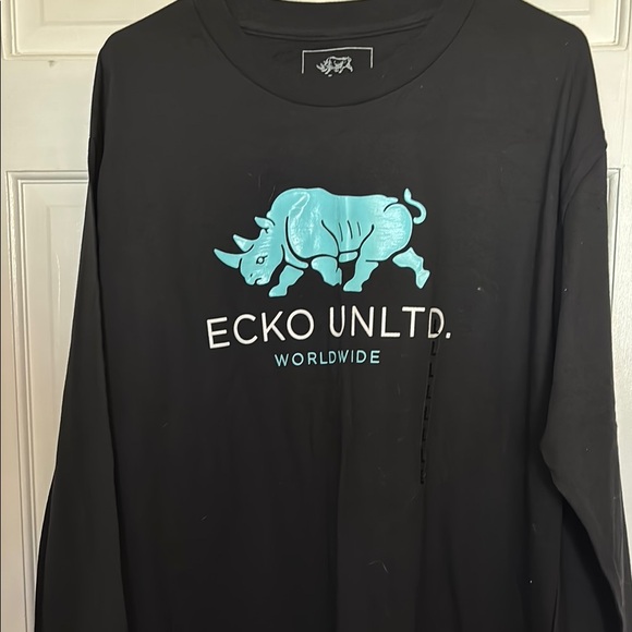 Ecko Unltd Black Long Sleeve Shirt - Picture 1 of 4